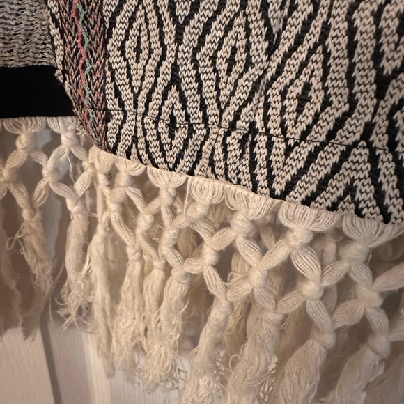 Miss Me Western Boho Fringe Hem Jacket Santa Fe Women's Size Large Diamondback - Picture 4 of 12